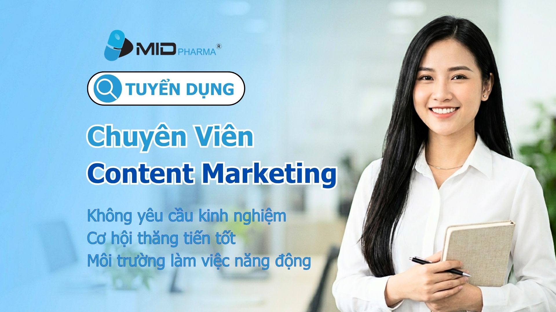 TUYỂN DỤNG CONTENT MARKETING KHÔNG KINH NGHIỆM